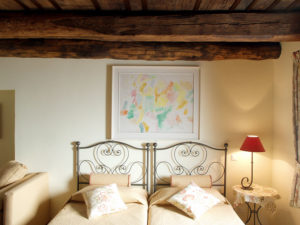 camera artista Fritz Huf bb bed breakfast tenuta vallombrosa canton ticino svizzera lugano lago 300x225