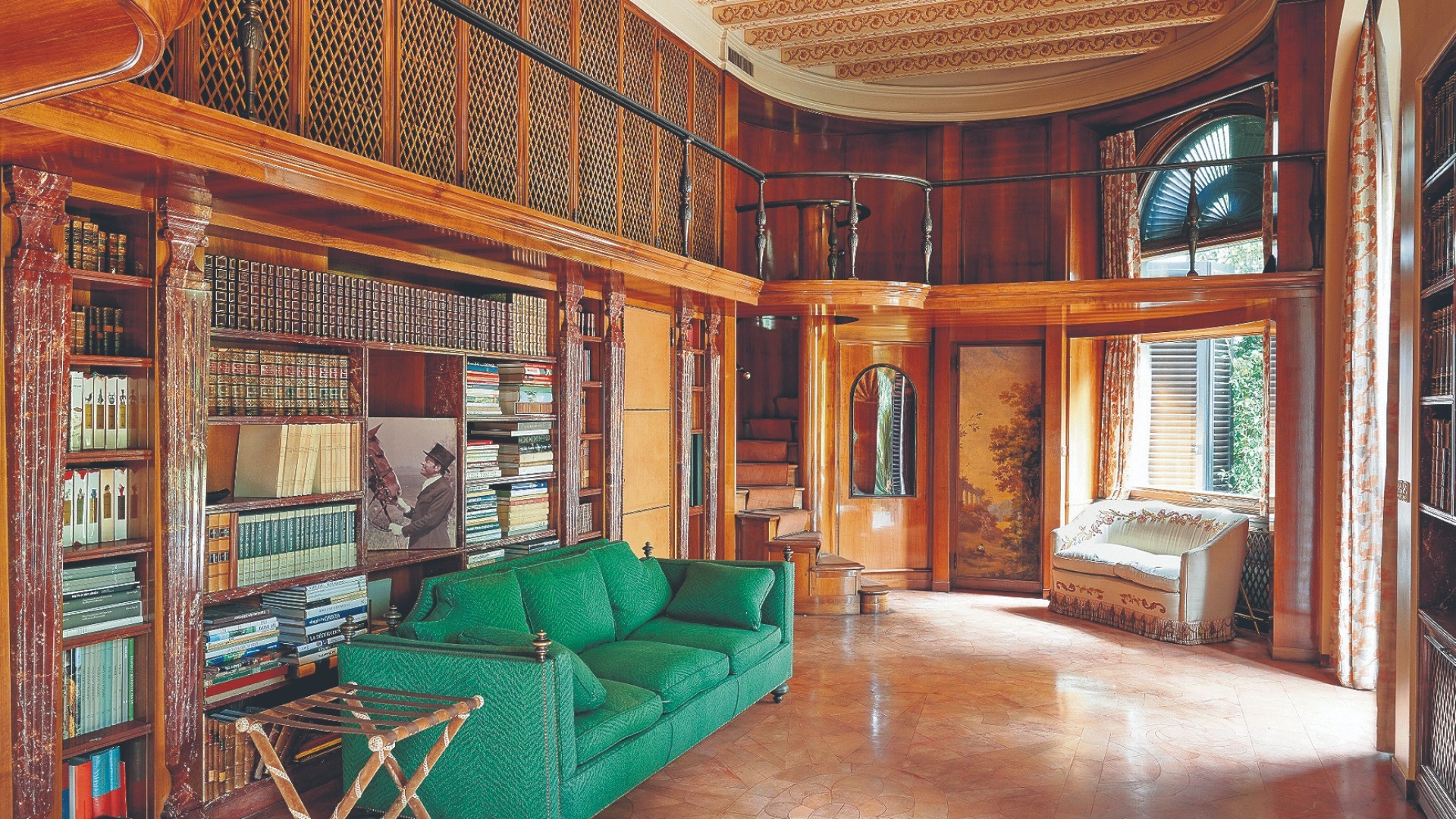 Interni della villa Marcoli