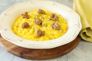 risotto zafferano salsiccia 300x200